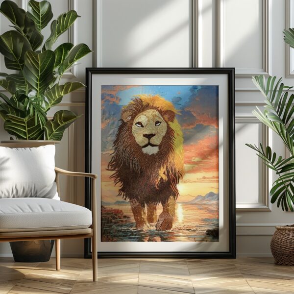 Sunrise lion - Image 2